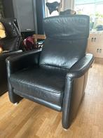2 lederen fauteuils (behoorlijk beschadigd), Ophalen, Gebruikt, 75 tot 100 cm, Modern
