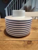 Vazen maritiem, Huis en Inrichting, Woonaccessoires | Vazen, Ophalen of Verzenden, Wit, Glas, Minder dan 50 cm