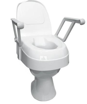 Toiletverhoger met armleuningen  beschikbaar voor biedingen