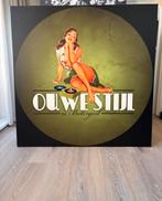 Canvas Ouwe Stijl is Botergeil - 1x1 meter, Antiek en Kunst, Ophalen