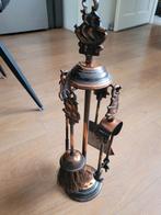 Koperen haardstel 50 cm hoog, Antiek en Kunst, Ophalen of Verzenden