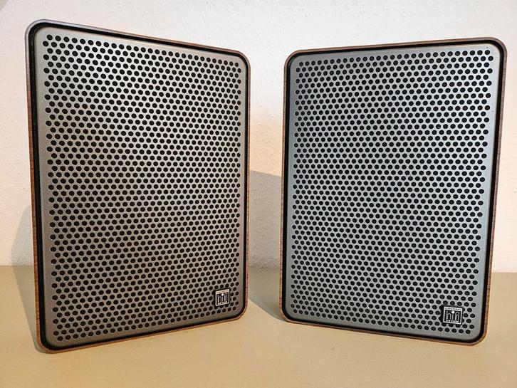 Grundig Flach Box 380 - Vintage Luidsprekers, Audio, Tv en Foto, Luidsprekers, Gebruikt, Front, Rear of Stereo speakers, Minder dan 60 watt