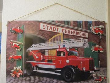 Metalen Brandweerposter(Duits),v.a 20,00e beschikbaar voor biedingen