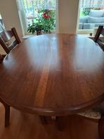 Ovale Eikenhouten Tafel - 160x115cm, Ophalen, Gebruikt, 100 tot 150 cm, Klassiek