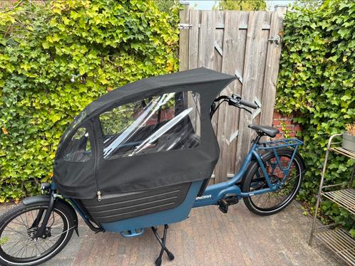 Winora f.u.b 2 bakfiets 67km nieuwstaat met regentent, Fietsen en Brommers, Fietsen | Bakfietsen, Zo goed als nieuw, Overige merken