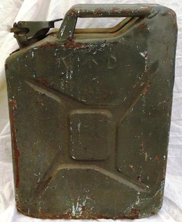 Jerrycan, Brandstofcanister, Engels / UK, 20 Liter, 1943.(1)