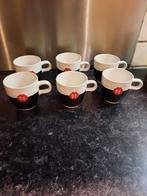 6 douwe egberts krijt mokken cappuccino, Huis en Inrichting, Keuken | Servies, Ophalen of Verzenden, Nieuw, Overige stijlen, Kop(pen) en/of Schotel(s)