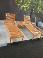 Borneo ligbed Teak, Tuin en Terras, Ligbedden, Ophalen of Verzenden, Nieuw, Teakhout