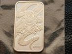 2025 Australia 1 oz silver Dragon Rectangle BU, Ophalen of Verzenden, Zilver