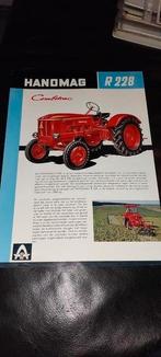 Hanomag R228 trekker folder oldtimer traktor schlepper, Ophalen of Verzenden, Gebruikt
