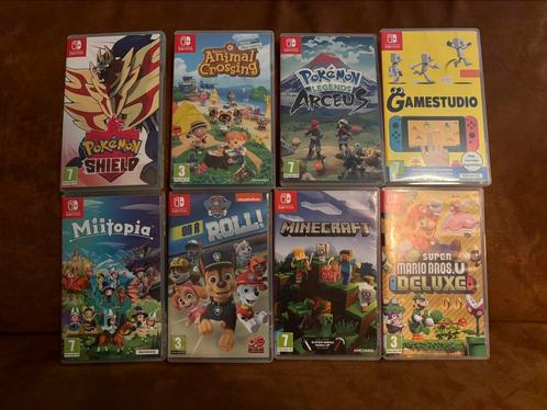 Nintendo switch games, Spelcomputers en Games, Games | Nintendo Switch, Zo goed als nieuw, 3 spelers of meer, Vanaf 3 jaar, Ophalen of Verzenden