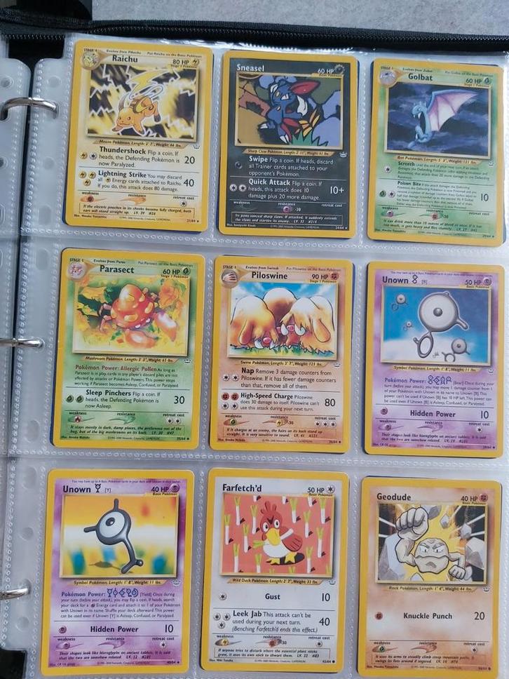 Pokémon Kaarten - Neo Revelations 2001, Hobby en Vrije tijd, Verzamelkaartspellen | Pokémon, Zo goed als nieuw, Meerdere kaarten