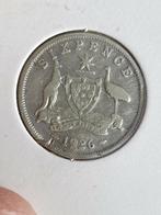 Australië, 6 pence 1926, zilver (19), Postzegels en Munten, Munten | Oceanië, Zilver, Ophalen of Verzenden