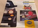 1985 Nederlands Hella Volkswagen Golf 2 Golf 2 Escort mk3, Boeken, Ophalen of Verzenden, Zo goed als nieuw, Volkswagen