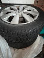 Winterbanden op velg met wieldoppen - Toyota Auris, Auto-onderdelen, Banden en Velgen, Ophalen, 16 inch, Banden en Velgen, 205 mm