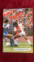 Programmaboekje AJAX - MALMÖ Europacup 2 1986/1987, Verzamelen, Ophalen of Verzenden, Zo goed als nieuw, Ajax, Boek of Tijdschrift