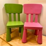 IKEA Mammut kinderstoel groen/roze as is, Ophalen, Gebruikt, Stoel(en)