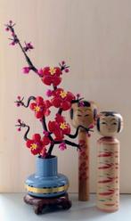 Kokeshi poppetjes (2 stuks), Verzamelen, Ophalen, Gebruikt