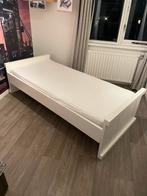 Steigerhout bed wit, 90x200 incl matras, Huis en Inrichting, Slaapkamer | Bedden, Ophalen, 90 cm, Eenpersoons, Wit