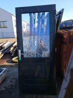 Te Koop buitendeuren, Doe-het-zelf en Verbouw, Deuren en Horren, Ophalen, 200 tot 215 cm, Hout, Buitendeur