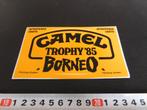 sticker CAMEL Trophy 1985 Borneo, Verzamelen, Ophalen, Zo goed als nieuw