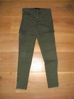 Bershka groene cargo broek met zakken mt 38, Maat 38/40 (M), Zo goed als nieuw, Lang, Groen