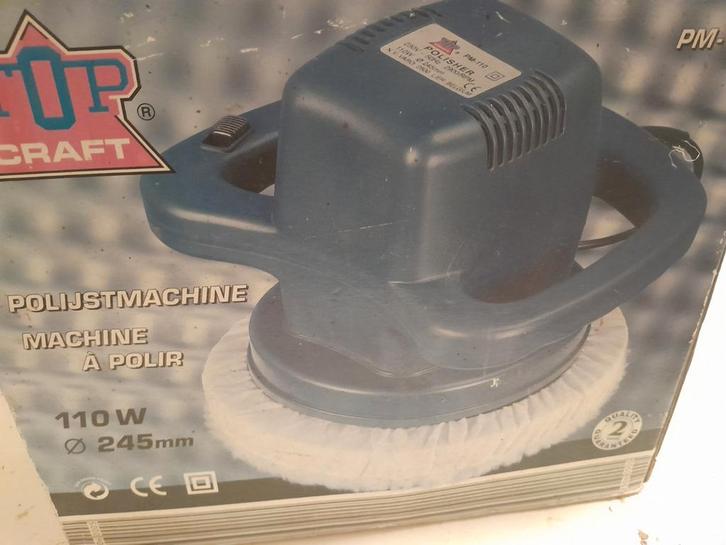 Top Craft Polijstmachine - 110W, 245mm, Auto diversen, Onderhoudsmiddelen, Ophalen of Verzenden
