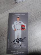 Promo kaart met handtekening van Michael Schumacher, Ophalen of Verzenden, Formule 1, Zo goed als nieuw