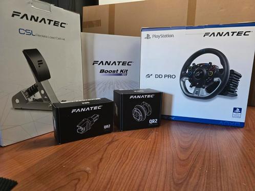 Fanatec DD PRO met boostkit 5nm naar 8nm + Loadcel kit+ QR2, Computers en Software, Joysticks, Zo goed als nieuw, Ophalen of Verzenden