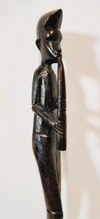 Afrikaans beeld houtsnijwerk., Antiek en Kunst, Kunst | Beelden en Houtsnijwerken, Ophalen of Verzenden