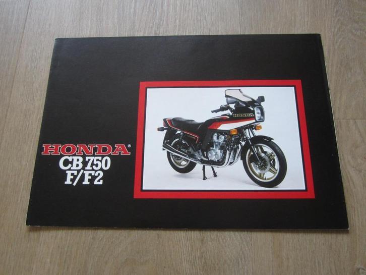 Honda CB 750 F / F2 brochure folder 1982 ?, Motoren, Handleidingen en Instructieboekjes, Honda, Ophalen of Verzenden