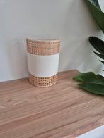 Rotan wand lamp, Ophalen, Zo goed als nieuw, Rond, Minder dan 25 cm