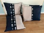 Mooie kussens met nautische dessins voor boot of camper, Ophalen of Verzenden, Nieuw, Interieur en Kussens