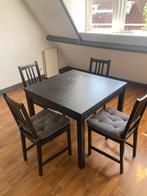 Uitklapbare eettafel + stoelen, Ophalen, Gebruikt, Ikea, Minder dan 4 stoelen