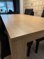 Houten Eettafel, Huis en Inrichting, Tafels | Eettafels, Ophalen, 100 tot 150 cm, Eikenhout, 50 tot 100 cm