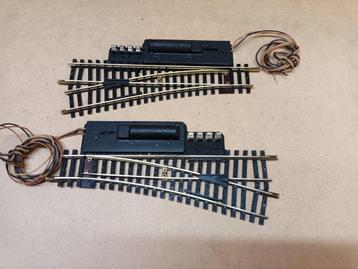 FLEISCHMANN 2 X OUD MODEL WISSEL L X R  1724  beschikbaar voor biedingen