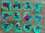 Spiderman superheld vintage 1978 RARE stickers stickerset, Verzamelen, Stickers, Overige typen, Zo goed als nieuw, Verzenden