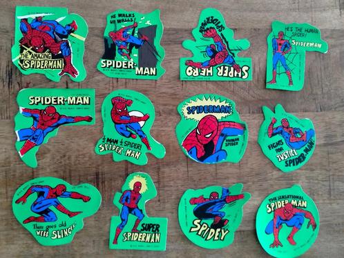 Spiderman superheld vintage 1978 RARE stickers stickerset, Verzamelen, Stickers, Zo goed als nieuw, Overige typen, Verzenden