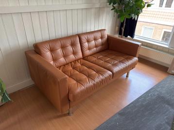 IKEA LANDSKRONA 2-seat sofa / 2-zitsbank brown/bruin leather