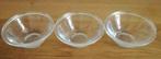 Schaaltjes glas Duralex France 3 stuks, € 6,00, Huis en Inrichting, Keuken | Servies, Ophalen of Verzenden, Overige stijlen, Glas