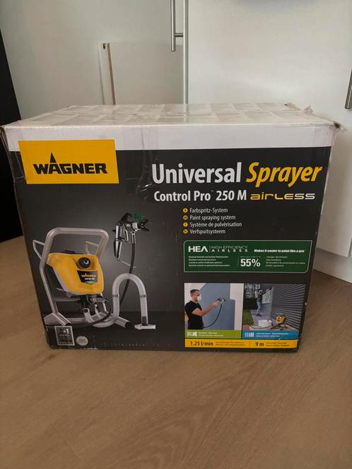 Wagner verfspuit Universal Spayer Control Pro Airless 250M, Doe-het-zelf en Verbouw, Schildersmaterialen, Zo goed als nieuw, Verfspuit of Verfpomp