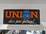 Union fietsen  / oude reclamebord  Rijwielen, Verzamelen, Ophalen of Verzenden, Gebruikt, Reclamebord