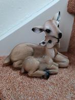 Moeder hert met kind beeld, Antiek en Kunst, Ophalen of Verzenden