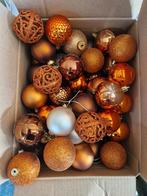 Kerstballen 1 jaar gebruikt. (±100) Brons, bruin, koperkleur, Diversen, Kerst, Ophalen