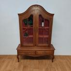 Vintage Queen Ann kast vitrinekast buffetkast servieskast 11, Valkenswaard, Gebruikt, 100 tot 150 cm, Info@flashbackfurniture.nl