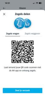 8 witte en 8 rode wijnglazen nodig, Albert Heijn, Ophalen of Verzenden