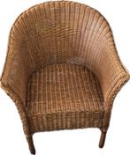 Rotan luxe zitstoel, Ophalen, Gebruikt, Bruin, Riet of Rotan