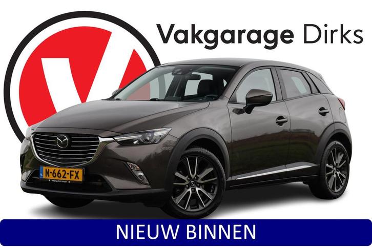 Mazda CX-3 2.0 SkyActiv-G 120 GT-M ✅ Leder ✅ ACC ✅ LED, Auto's, Mazda, Bedrijf, Te koop, CX-3, ABS, Achteruitrijcamera, Adaptive Cruise Control