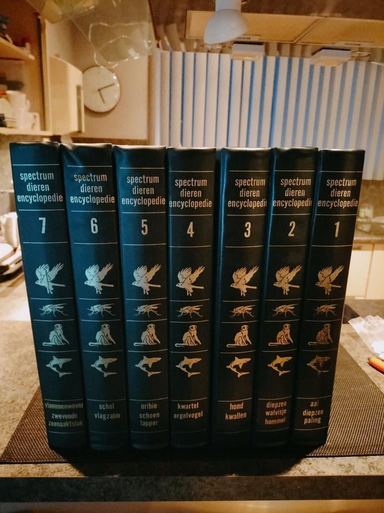 Spectrum Dieren Encyclopedie Complete Serie, Boeken, Encyclopedieën, Ophalen, Complete serie, Zo goed als nieuw, Spectrum