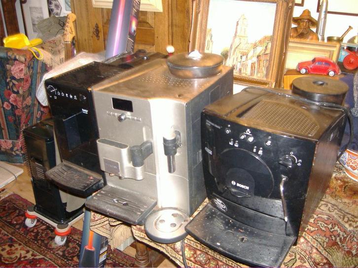 3 x koffie machines defect, Witgoed en Apparatuur, Koffiezetapparaten, Niet werkend, Gemalen koffie, Koffiebonen, Koffiemachine